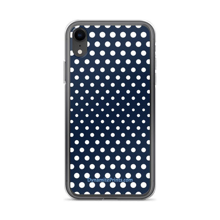 Navy & White Dots iPhone® Case - Trump Tees