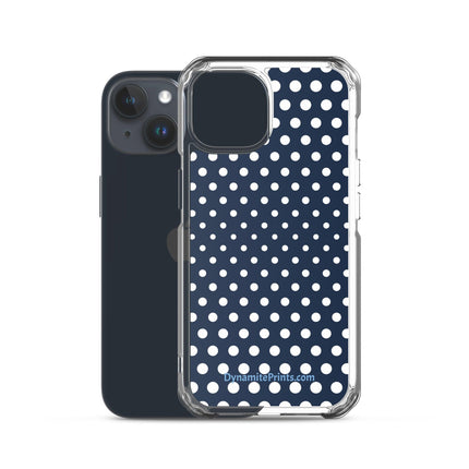 Navy & White Dots iPhone® Case - Trump Tees