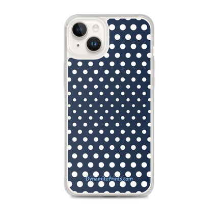 Navy & White Dots iPhone® Case - Trump Tees