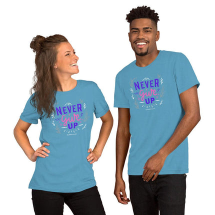 Never Give Up T-Shirt - Trump Tees