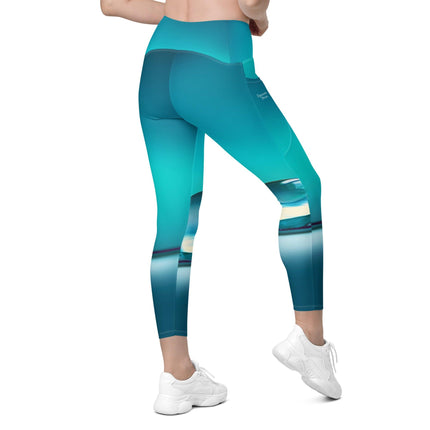 Ocean Leggings With Pockets - Trump Tees