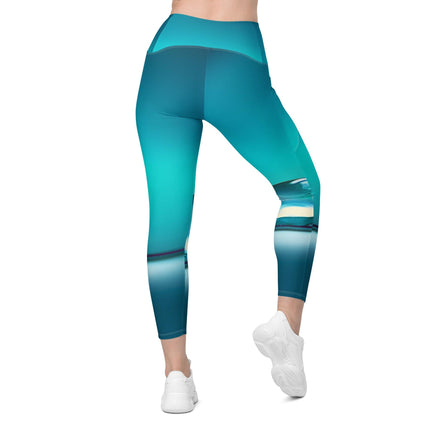 Ocean Leggings With Pockets - Trump Tees