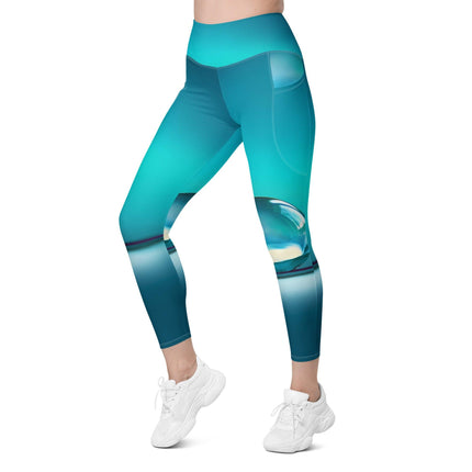 Ocean Leggings With Pockets - Trump Tees