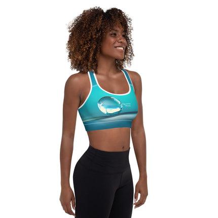 Ocean Padded Sports Bra - Trump Tees