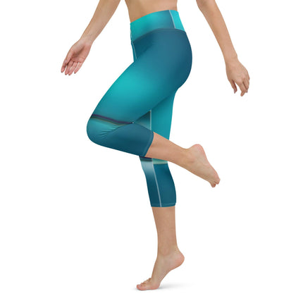 Ocean Women's Yoga Capri Leggings - Trump Tees