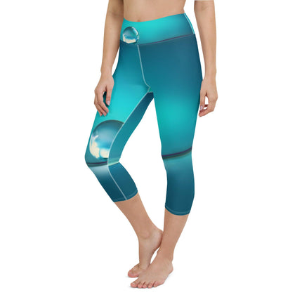 Ocean Women's Yoga Capri Leggings - Trump Tees