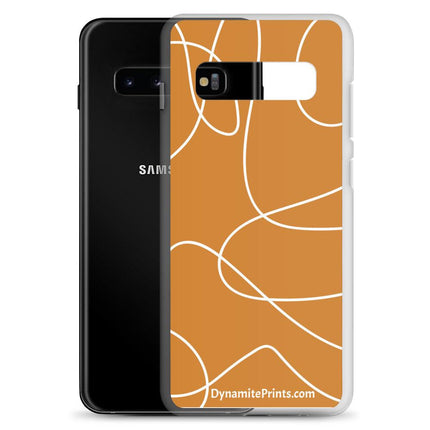 One Line Gold Clear Case for Samsung® - Trump Tees