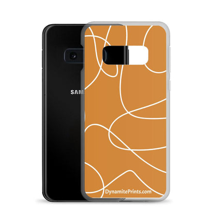 One Line Gold Clear Case for Samsung® - Trump Tees