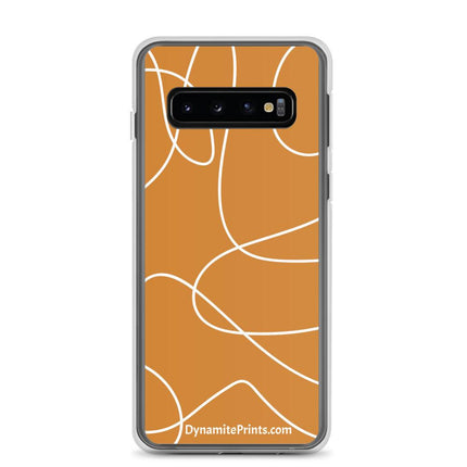 One Line Gold Clear Case for Samsung® - Trump Tees