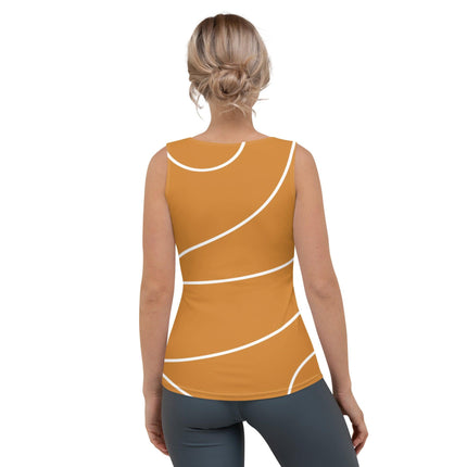 One Line Gold Women's Tank Top - Trump Tees