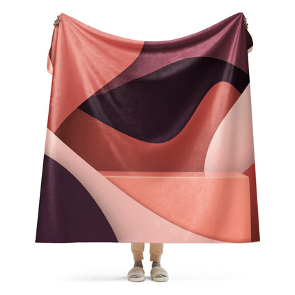 Peachy Keen Sherpa Blanket - Trump Tees