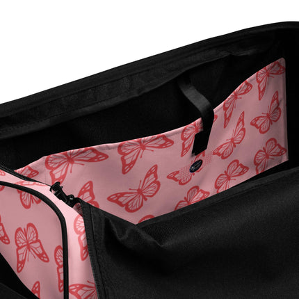 Pink Butterfly Duffle bag - Trump Tees