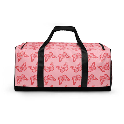 Pink Butterfly Duffle bag - Trump Tees