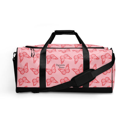 Pink Butterfly Duffle bag - Trump Tees