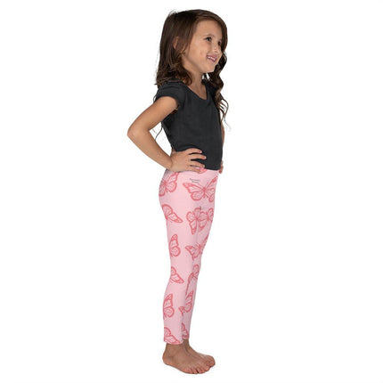 Pink Butterfly Kids Leggings - Trump Tees