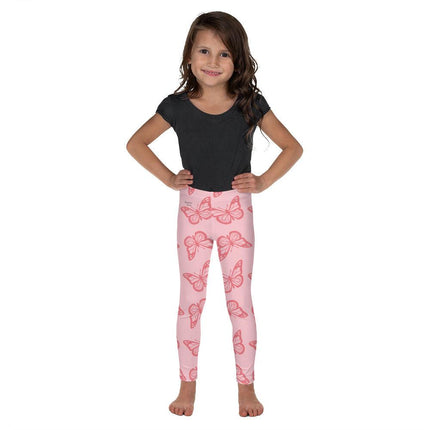 Pink Butterfly Kids Leggings - Trump Tees