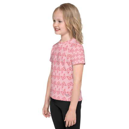 Pink Butterfly Kids Shirt - Trump Tees