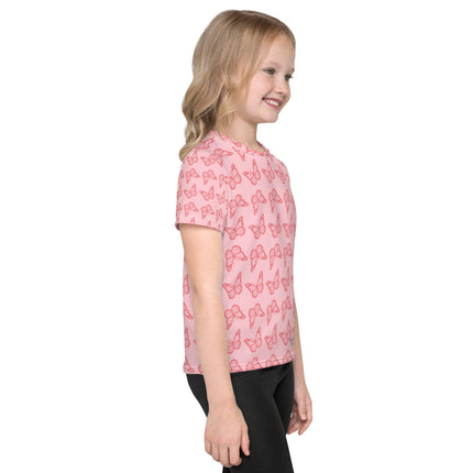 Pink Butterfly Kids Shirt - Trump Tees