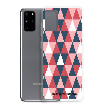 Pink Geometric Clear Case for Samsung® - Trump Tees