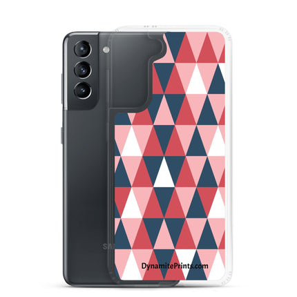 Pink Geometric Clear Case for Samsung® - Trump Tees