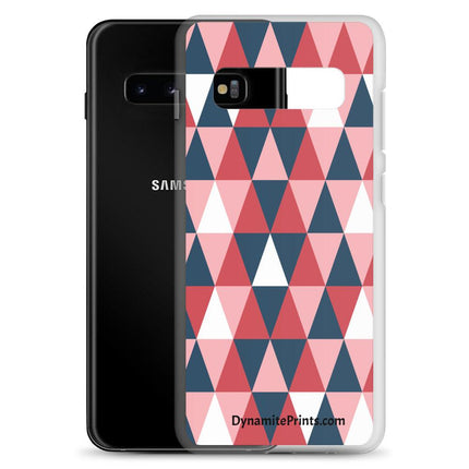 Pink Geometric Clear Case for Samsung® - Trump Tees