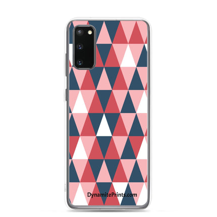 Pink Geometric Clear Case for Samsung® - Trump Tees