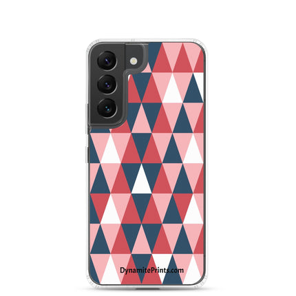 Pink Geometric Clear Case for Samsung® - Trump Tees