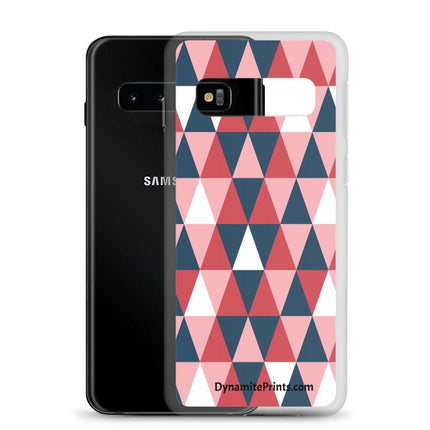 Pink Geometric Clear Case for Samsung® - Trump Tees