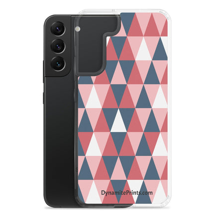 Pink Geometric Clear Case for Samsung® - Trump Tees