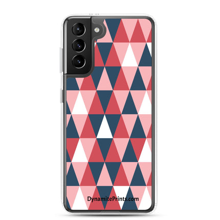 Pink Geometric Clear Case for Samsung® - Trump Tees