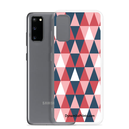 Pink Geometric Clear Case for Samsung® - Trump Tees