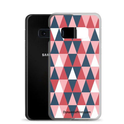 Pink Geometric Clear Case for Samsung® - Trump Tees