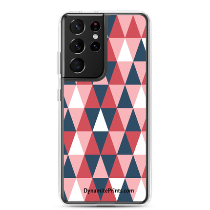 Pink Geometric Clear Case for Samsung® - Trump Tees