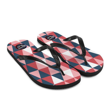 Pink Geometric Flip - Flops - Trump Tees