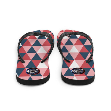 Pink Geometric Flip - Flops - Trump Tees