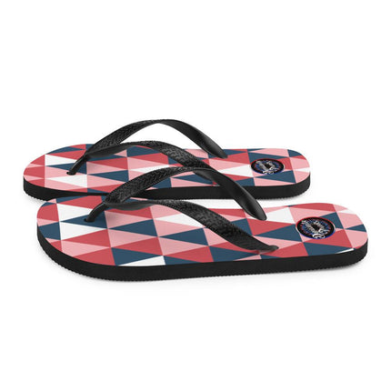 Pink Geometric Flip - Flops - Trump Tees