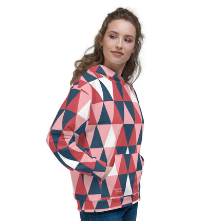 Pink Geometric Unisex Hoodie - Trump Tees