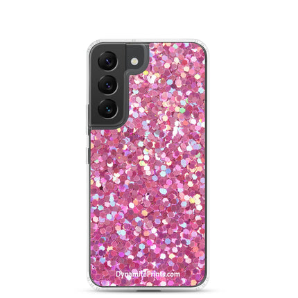 Pink Glitter Clear Case for Samsung® - Trump Tees