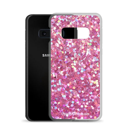 Pink Glitter Clear Case for Samsung® - Trump Tees