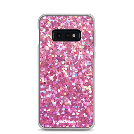 Pink Glitter Clear Case for Samsung® - Trump Tees