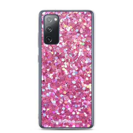 Pink Glitter Clear Case for Samsung® - Trump Tees