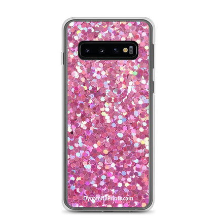 Pink Glitter Clear Case for Samsung® - Trump Tees