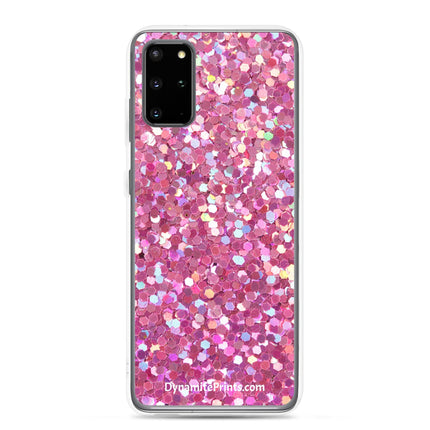 Pink Glitter Clear Case for Samsung® - Trump Tees