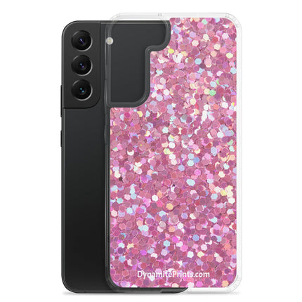 Pink Glitter Clear Case for Samsung® - Trump Tees