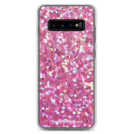 Pink Glitter Clear Case for Samsung® - Trump Tees