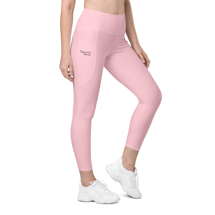 Pink Leggings With Pockets - Trump Tees