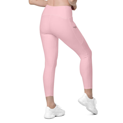 Pink Leggings With Pockets - Trump Tees