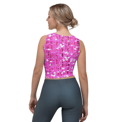 Pink Lights Crop Top - Trump Tees