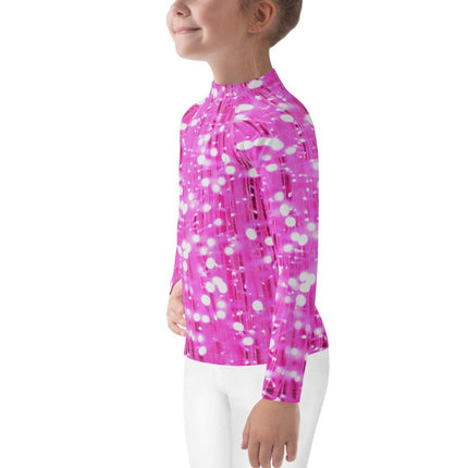 Pink Lights Kids Rash Guard - Trump Tees