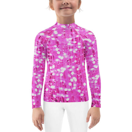 Pink Lights Kids Rash Guard - Trump Tees